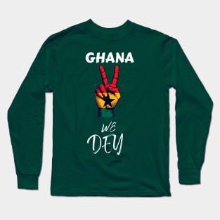 Ghana We Dey Afrocentric Long Sleeve T-Shirt